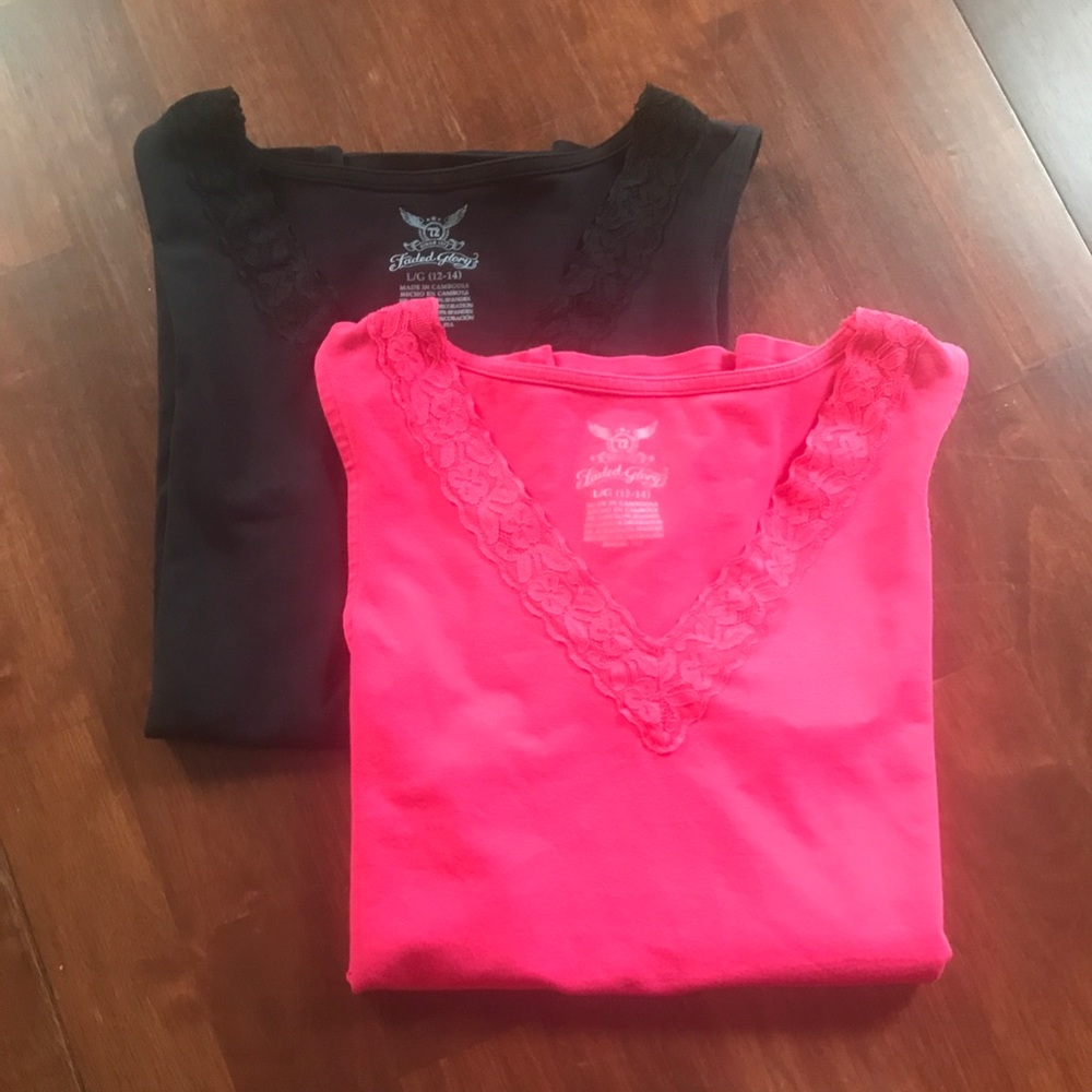 Faded Glory Tank Tops (Set of 2)